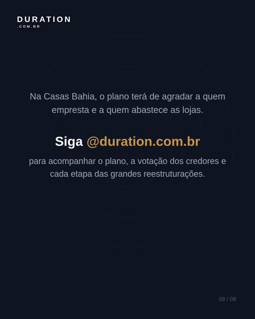 Slide 8 de 8: Na Casas Bahia, o plano terá de agradar a quem empresta e a quem abastece as lojas.
